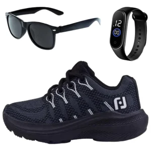 Kit tenis infantil - Kit Tenis Infantil Light LGHT.08-PPTO-O-R