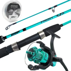 Kit Vara de Pesca - Kit Vara 1,80m 25lbs Jaú Pesca