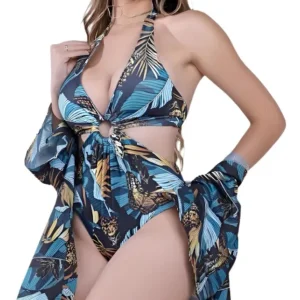 Maiô com saída de praia - Maiô Body Saída de Praia Astro