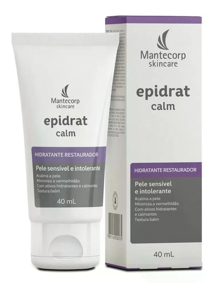Hidratante Facial Epidrat Calm Restaurador 40g - Pele Sensível - Original Hidratante facial Epidrat Calm - Epidrat Calm Restaurador - 40g