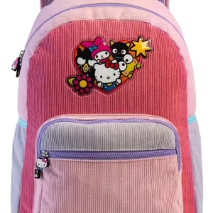 mochila hello kitty - Mochila 17 Hello Kitty Teen Corduroy
