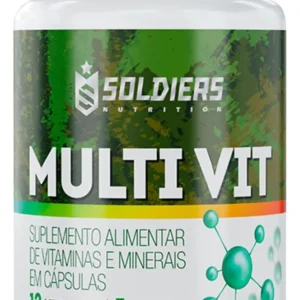 Multivitamínico Soldiers Nutrition - Multivitamínico 12 Vitaminas 5 Minerais Soldiers