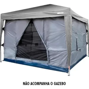 Nautika Unica Cor Cinza Barraca Para Tenda Gazebo Transform 5/6 Coluna D’água 3000mm