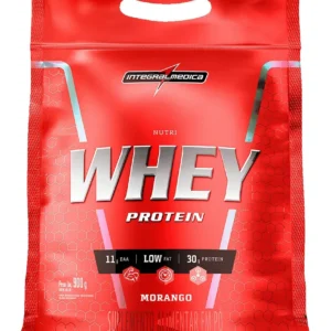 Nutri Whey Protein - Nutri Whey Protein Integralmédica Morango