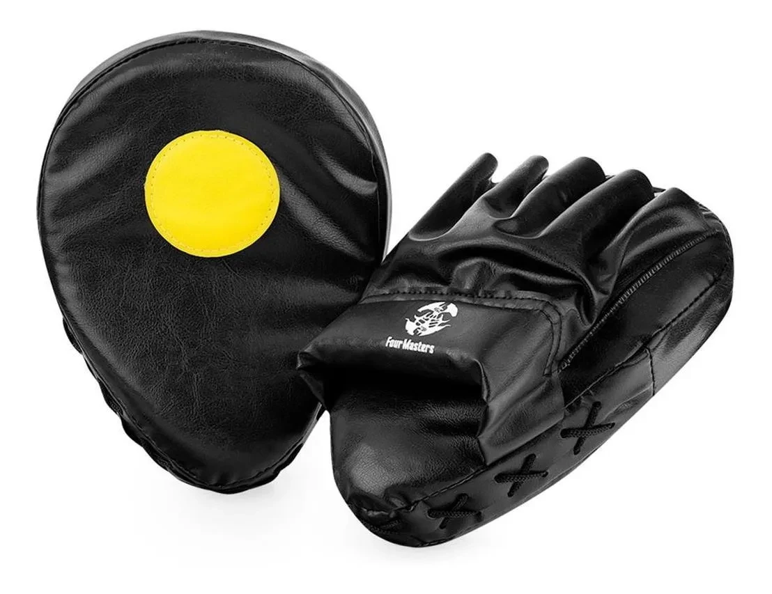 Par Aparador de Soco | Manopla Boxe Muay Thai Four Masters - Melhor Preço! Manopla Boxe Muay Thai - Par Aparador De Soco Four Masters