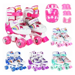 patins infantil 4 rodas - Patins Infantil Ajustável 4 Rodas Rodinha