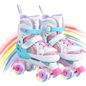 Patins Quad Infantil - Patins Quad Infantil Inline Skates Rodinhas