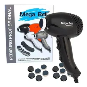 Pedicuro Profissional Preto Para Lixar Os Pés Mega Bell