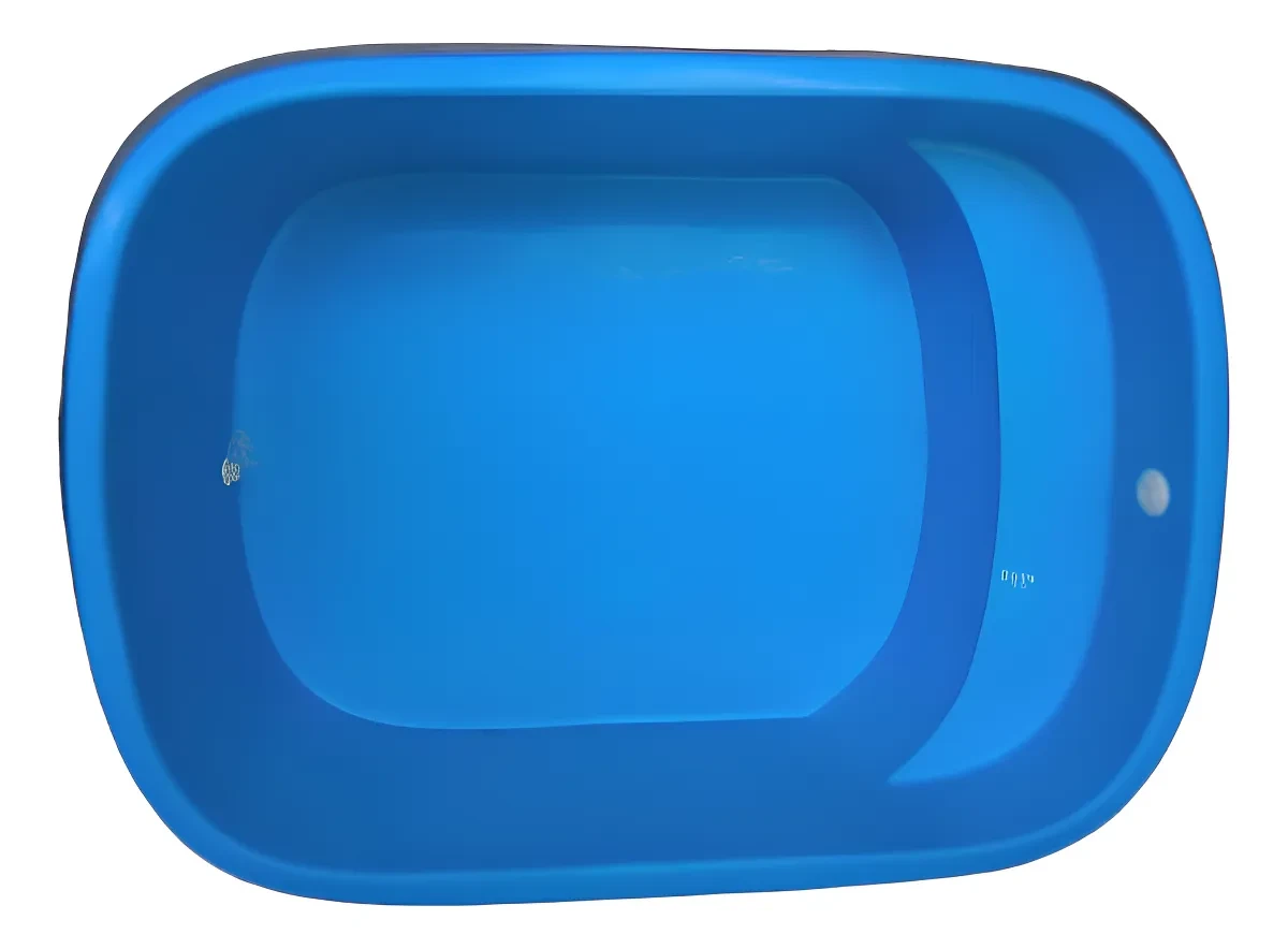 Piscina de Fibra Marbella Azul 2.25x1.65x0.70 | Frete Grátis Sudeste piscina de fibra - Piscina de Fibra Marbella Azul