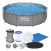piscina estrutural 4678 litros - Piscina Estrutural Circular Premium Bestway 4.678