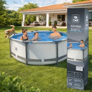 Piscina 5000 litros - Piscina Estrutural Redonda Belfix Verão Calor