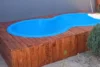 Piscina de Fibra - Piscina Autoportante Premium Azul-celeste