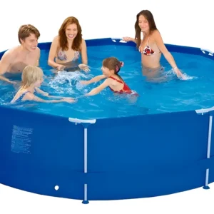 piscina inflável 5200l - Piscina Inflável Kala 5200L Redonda Azul