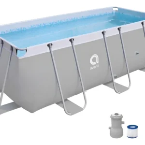 Piscina Jilong - Piscina Jilong Com Bomba 7800l Cinza