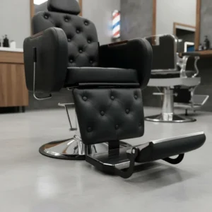 Poltrona Barbeiro Reclinável - Poltrona Cadeira Salão Barbeiro Reclinável Fluence