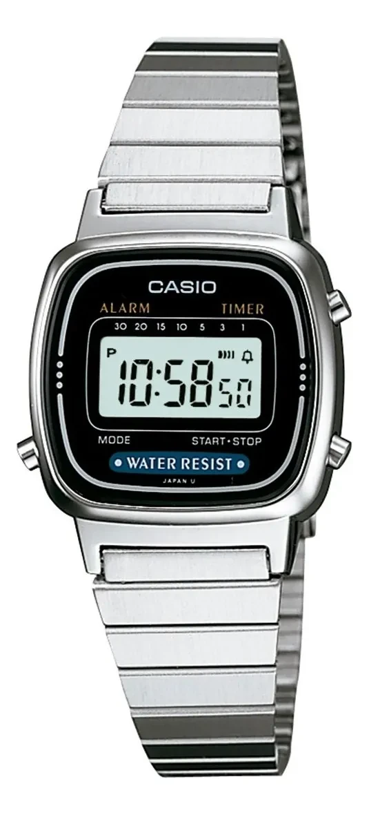 Relógio Casio Feminino Vintage Prata Original: Desconto e Frete Grátis! relógio casio feminino prata - Relógio Casio Feminino Vintage Prata Original