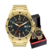 relógio masculino technos dourado - Relógio Masculino Technos Dourado + Pulseira