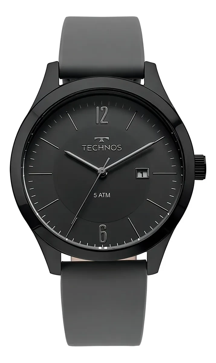 Relógio Technos Steel Cinza Masculino: Desconto e Frete Grátis! Relógio Technos Steel - Relógio Masculino Technos Steel Cinza