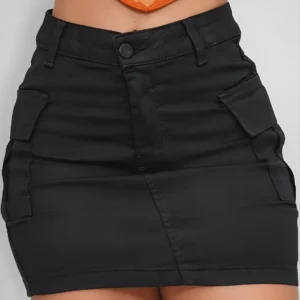 saia cargo feminina - Saia Cargo Stillger Jeans