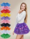 Saia de Tule com LED - Saia Tule Blendu LED - Fantasia