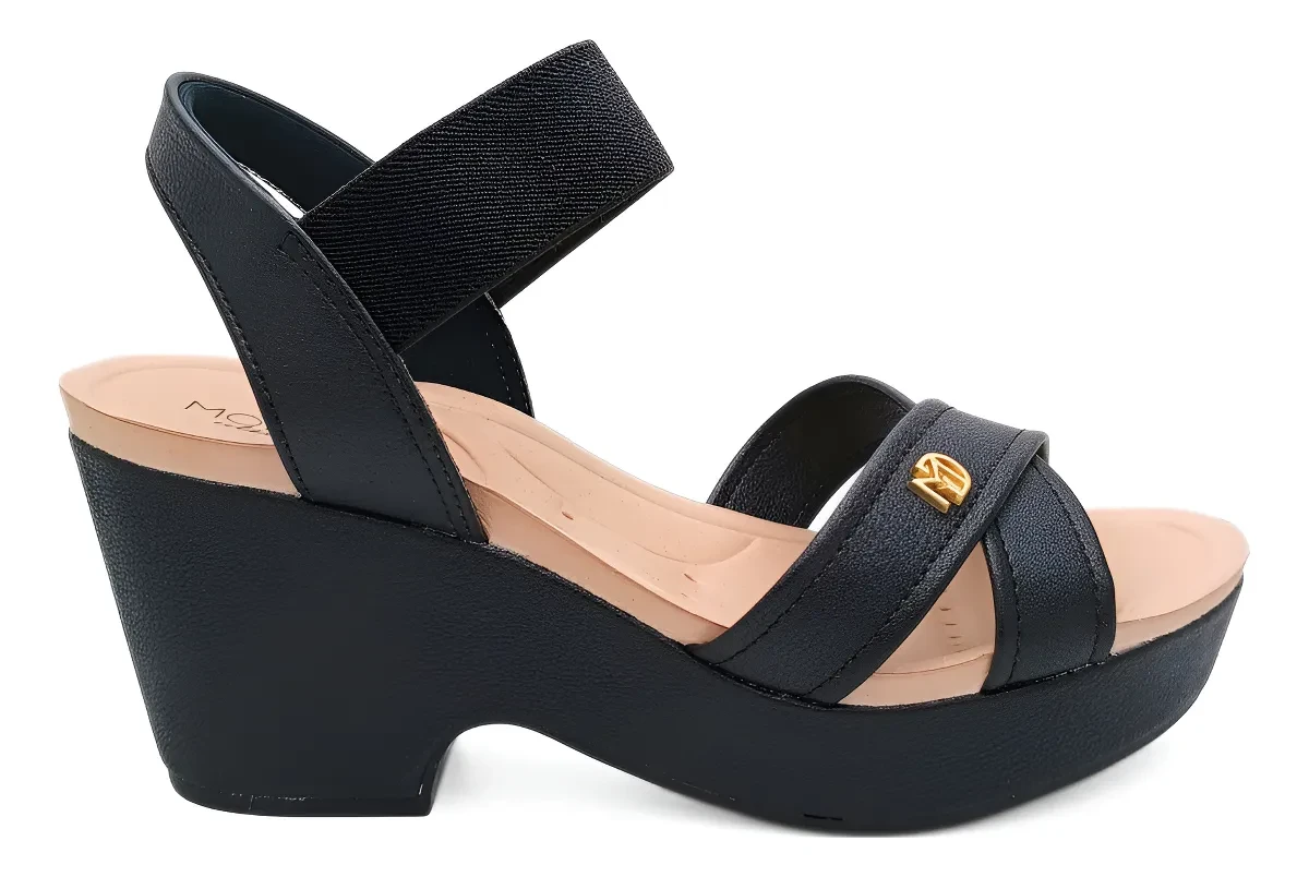 Sandália Modare Plataforma Anabela: Conforto e Elegância com Frete Grátis! Sandália Modare Anabela - Sandália Modare Plataforma Anabela Salto Grosso
