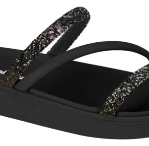 Sandália Feminina Strass - Sandália Moleca Strass