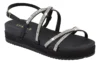 sandália feminina papete strass - Sandália Feminina Lumiss Papete Strass Brilho