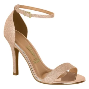 Sandália Feminina Vizzano Tira Única Salto Alto Fino Confy