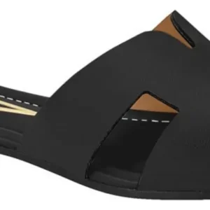 Sandália Rasteirinha Feminina - Sandália Rasteirinha Vizzano Brilho Conforto