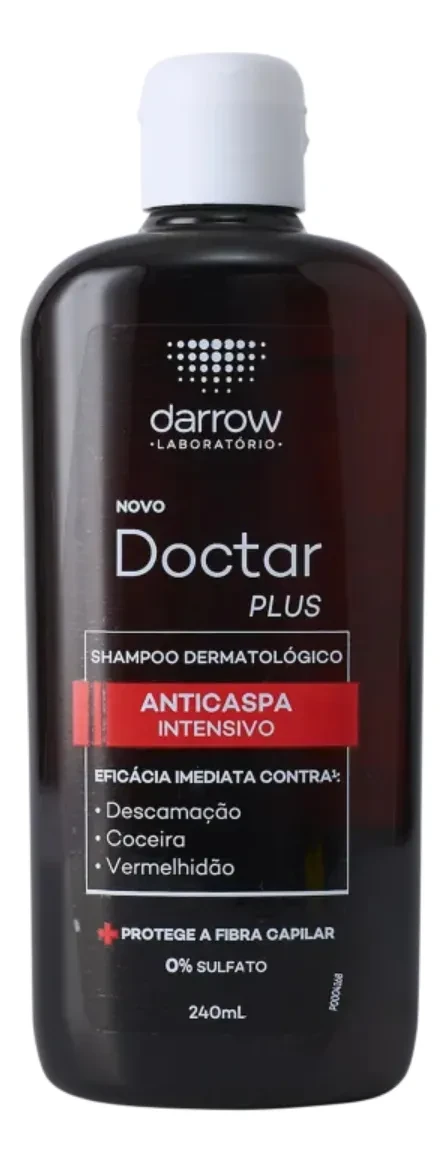 Shampoo Anticaspa Doctar Plus Darrow 240ml | FRETE GRÁTIS + Resultados Comprovados shampoo anticaspa - Shampoo Doctar Plus Darrow