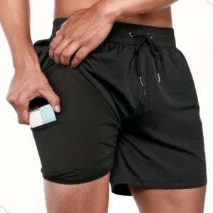 Short 2 em 1 masculino - Short 2 em 1 Johnny Key