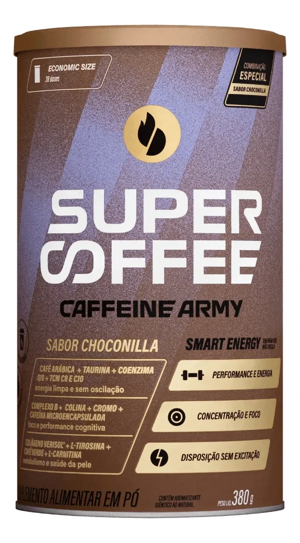 Supercoffee Choconilla Caffeine Army - Desconto + Energia e Foco! Supercoffee Choconilla - Supercoffee Choconilla Caffeine Army