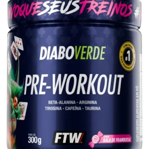 diabo verde pre treino - Diabo Verde Pre-Workout FTW - Bala