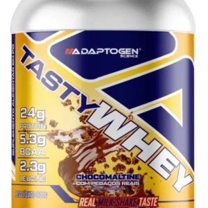 Suplemento Tasty Whey 3w Gourmet Whey Protein Adaptogen Science Pote 900g Sabor Chocomaltine