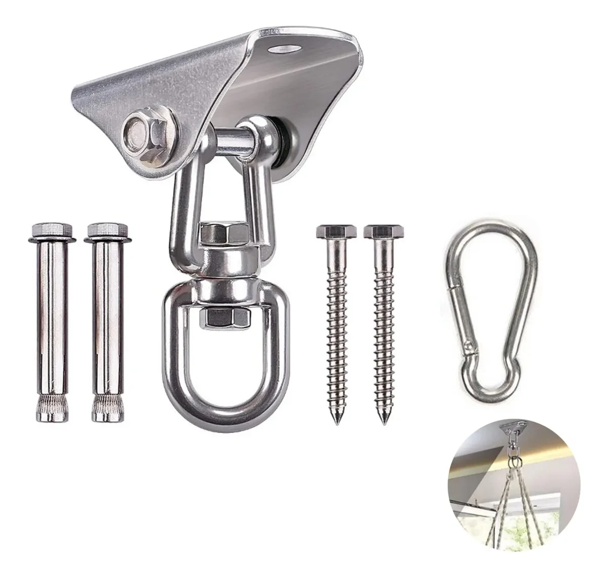 Suporte Giratório Teto Saco De Pancada Gancho De Aço Suporte Giratório Teto Saco De Pancada Gancho De Aço