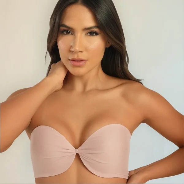 Sutiã Sem Alça Com Bojo Alta Sustentação Nayane Rodrigues - Frete Grátis sutiã sem alça com bojo - Sutiã Nayane Rodrigues Sem Alça