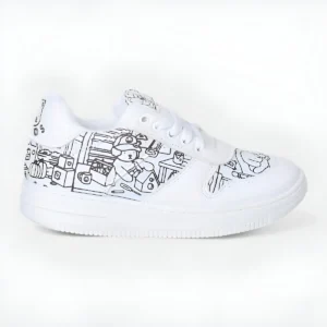 Tênis Infantil de Colorir - Tênis Infantil Bobibu De Colorir com