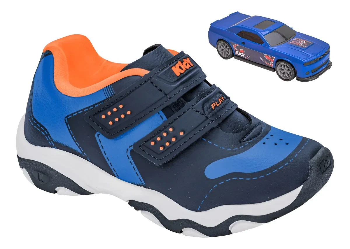 Tênis Infantil Menino Calce Fácil Casual Conforto Original Tênis Infantil Menino Calce Fácil Casual Conforto Original