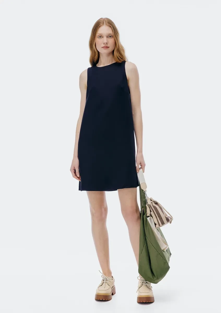 Vestido Curto Viscose Hering: Desconto e Frete Grátis na Oferta Original Vestido Viscose Hering - Vestido Curto Em Viscose Hering