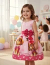 Vestido Infantil Patrulha Canina Sky - Vestido Infantil Patrulha Canina Sky Luxo