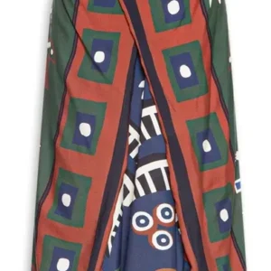 Vestido Longo Lenço Tropi – Azul