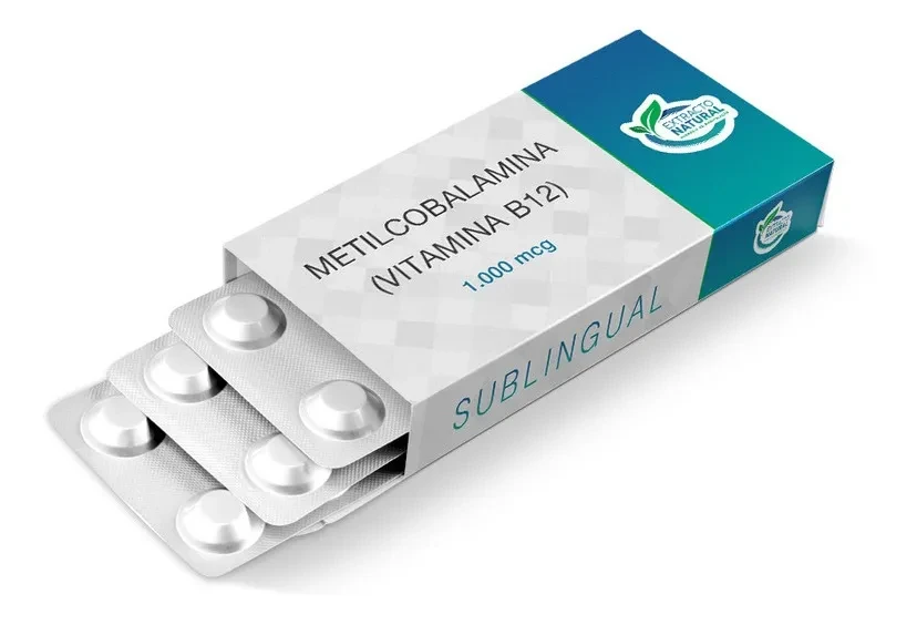 Vitamina B12 Metilcobalamina Extracto Natural 1000mcg - Melhor Preço e Frete Grátis Vitamina B12 Metilcobalamina - Vitamina B12 Metilcobalamina Extracto Natural 1000mcg