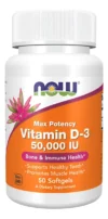 Vitamina D3 50.000 UI - Vitamina D3 50.000 UI NOW Foods