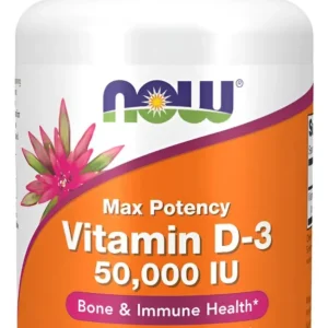 Vitamina D3 50.000 UI - Vitamina D3 50.000 UI NOW Foods