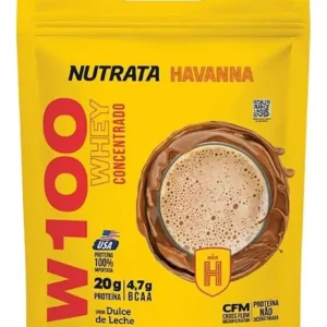W100 Whey Concentrado Refil Pouch 900g Ducle de Leche Havanna Nutrata