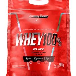 Whey 100% Pure Cookies 900g Integralmedica – Suplemento Nutritivo para Treinos de Alta Performance