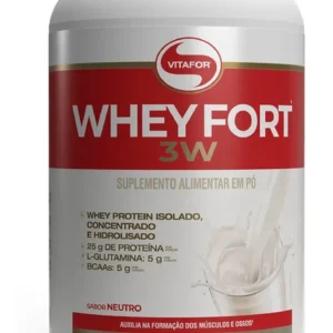 whey protein 3w vitafor - Whey Fort 3W Vitafor Neutro 900g