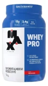 Whey Protein Max Titanium Morango - Whey Protein Max Titanium Morango 1kg