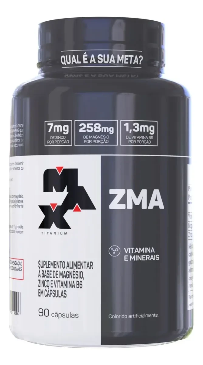 ZMA Max Titanium 90 Cápsulas: Melhor Preço e Frete Grátis! ZMA Max Titanium - ZMA Max Titanium 90 Cáps