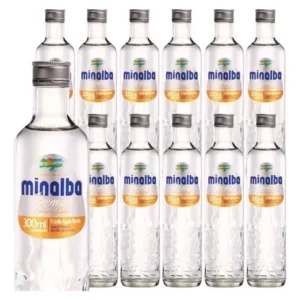 Agua Mineral Minalba Premium Com Gás 300ml -pack Com 12 Unid